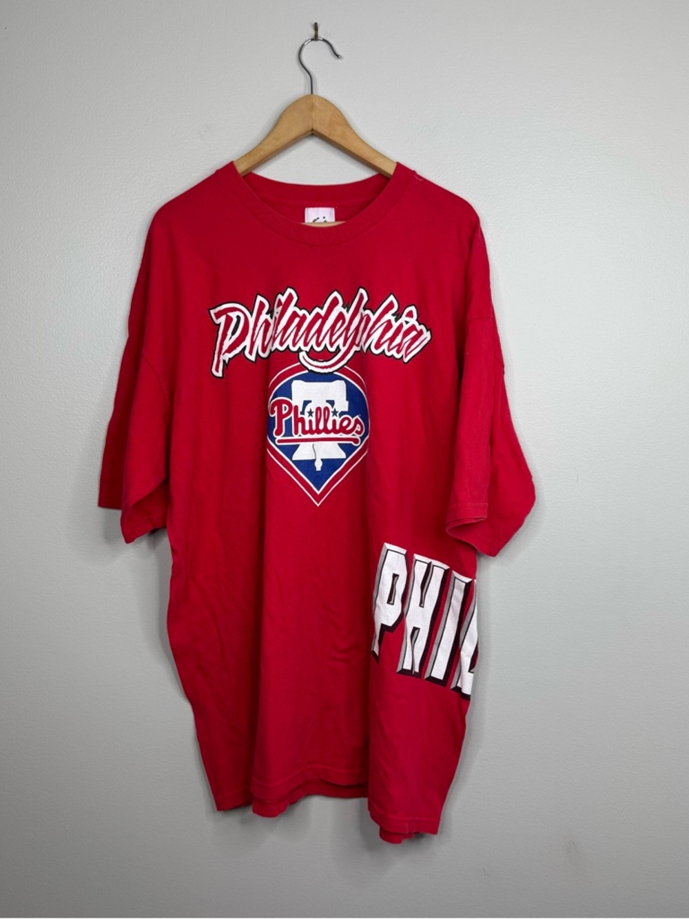 Vintage Philadelphia Phillies Graphic Tee 90s AOP XXL